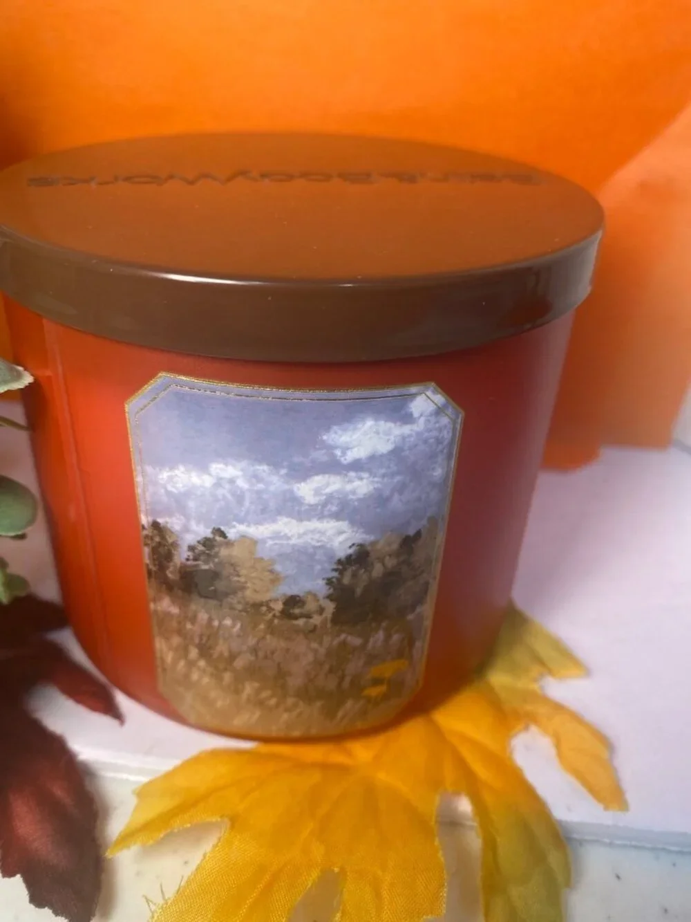 “Farmhouse Pumpkin & Spice” Bath & Body Works New 3 Wick Candle